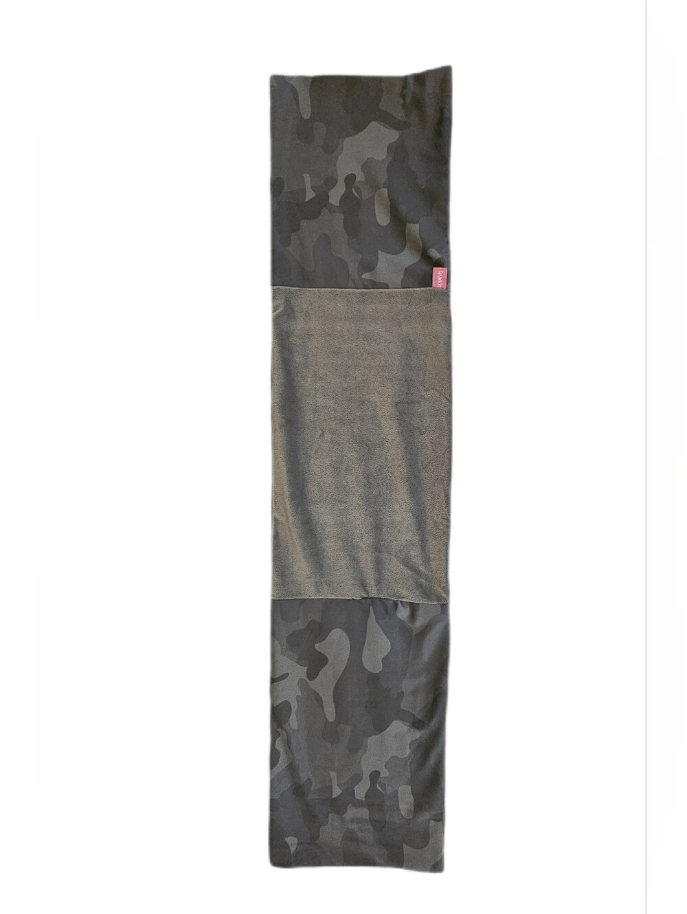 Handmade Sunshine and Sparkles Camo & Gray Velvety Plush Infinity Scarf New